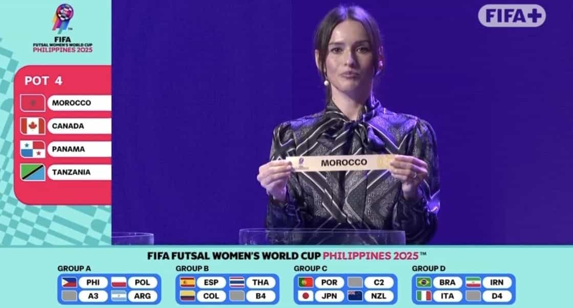 Futsal féminin : le Maroc face aux Philippines, à l’Argentine et à la Pologne en Coupe du Monde
