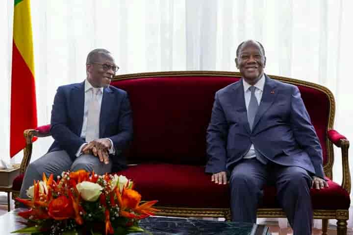 Renforcement des relations ivoiro-béninoises : le Président Ouattara reçoit son homologue Patrice Talon