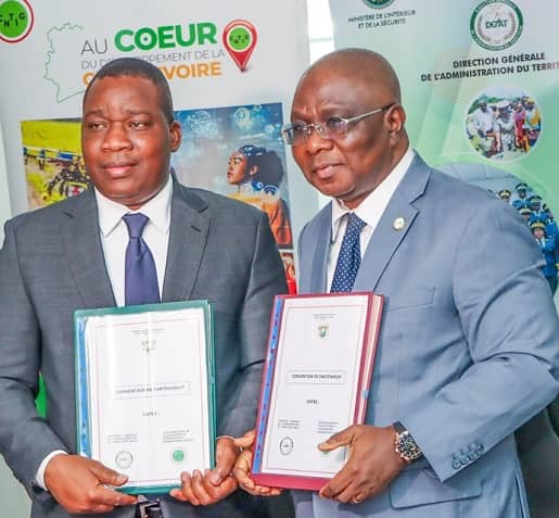 Côte d’Ivoire : un partenariat s entre la DGAT et le CNTIG renforce l’efficacité de la gestion territoriale