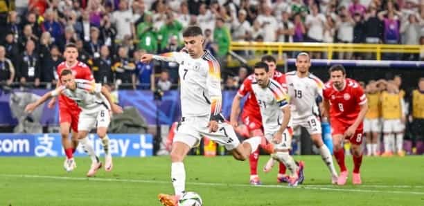Euro-2024: l'Allemagne se qualifie pour les quarts de finale en battant le Danemark 2-0