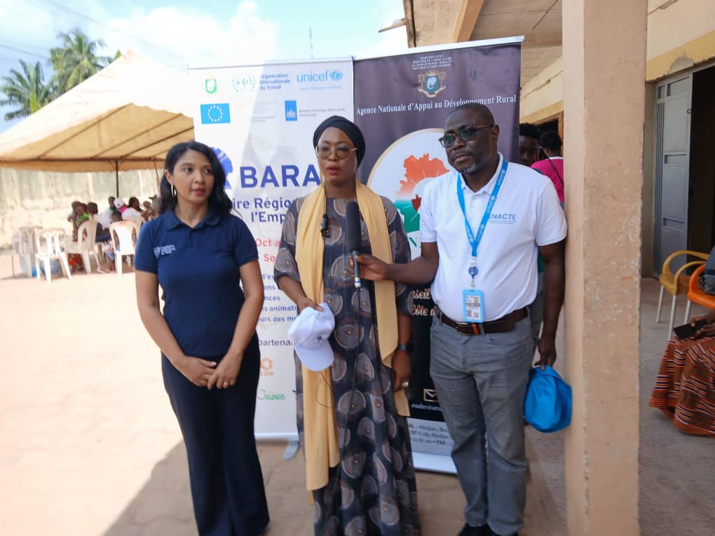 Foire régionale de Soubré : l’OIT et l’UNICEF récompensent la meilleure entreprise et le meilleur projet jeune 