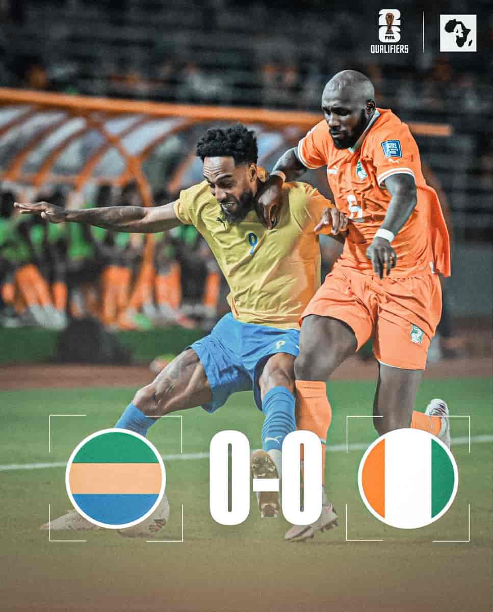 Éliminatoires Mondial 2026 : la Côte d’Ivoire et le Gabon dos à dos à Libreville
