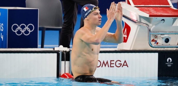 J.O 2024 de Paris : Léon Marchand remporte la finale du 400 m 4 nages individuel hommes