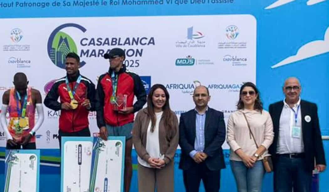 Marathon de Casablanca 2025 : Dazza et Bouasriya brillent devant plus de 10 000 coureurs