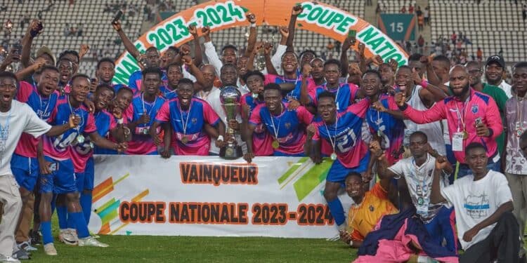 Côte d’Ivoire : le Racing Club d’Abidjan sacré champion de la Coupe nationale 2024