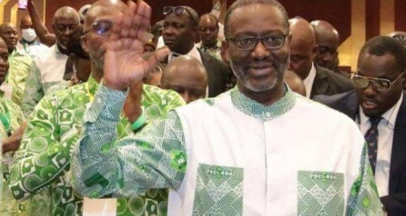 Côte d’Ivoire : Cheick Tidjane Thiam, élu  nouveau président du Pdci-Rda 