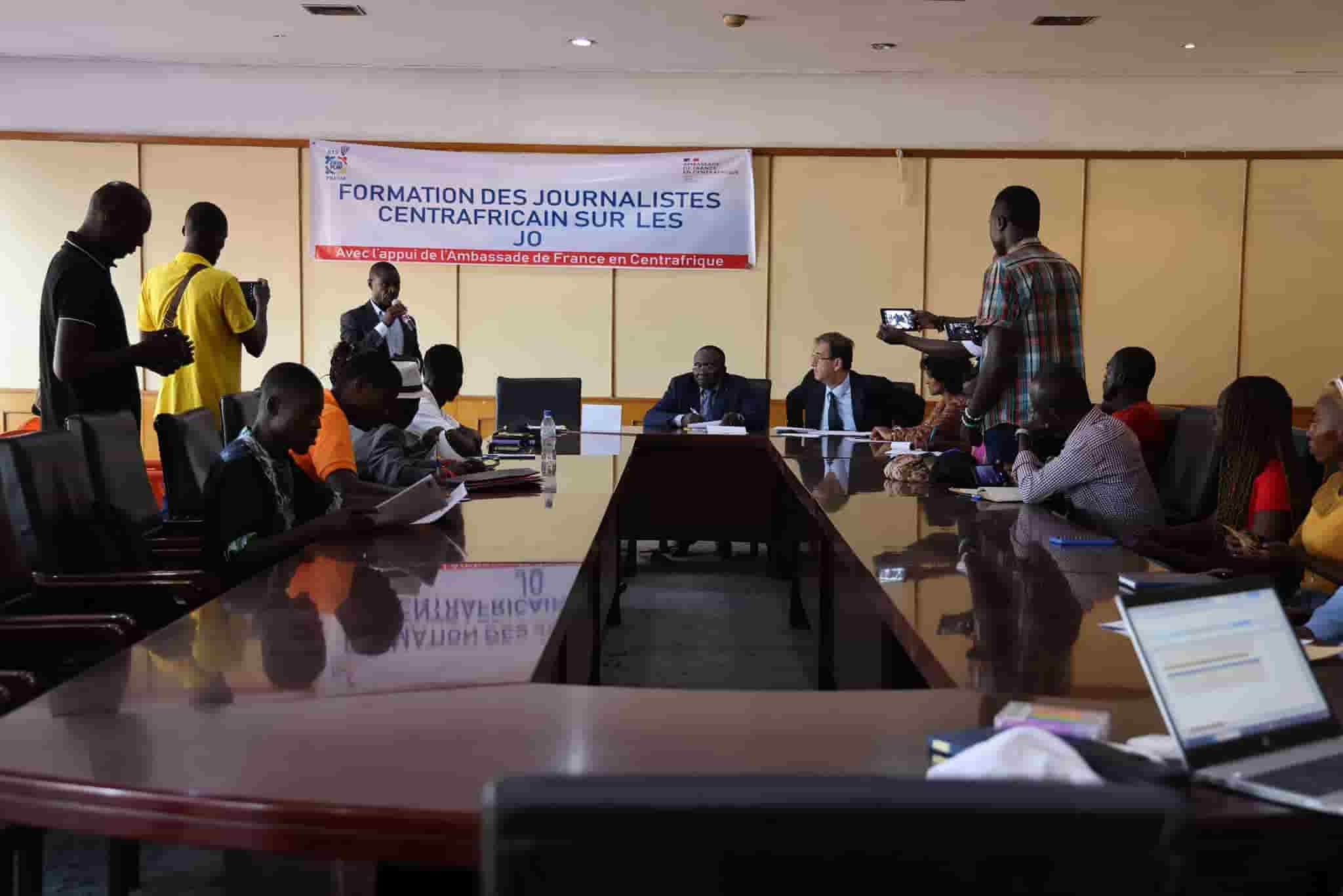 Jeux Olympiques de Paris 2024 : des Journalistes intensément formés à Bangui